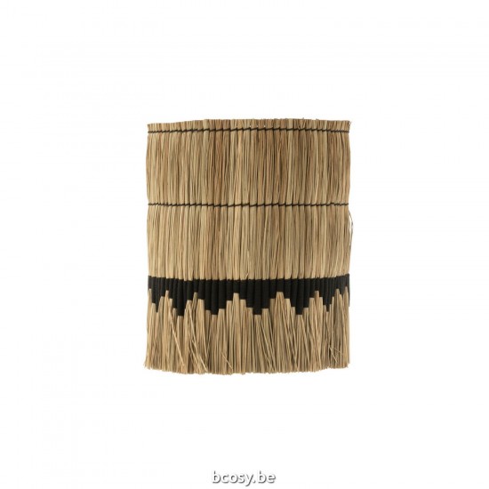 J Line Éclairage Armatures Luminaires D'intérieur Abats Jours Jolipa Abat Jour Fils Motifs Herbes Naturel Noir Large.