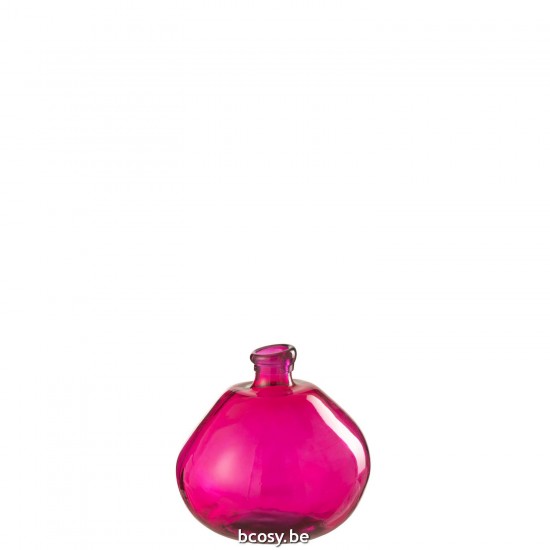 J Line Grands vases Grand vase Vases hauts Vase haut. Jolipa Vase Bulle Verre Fuchsia.