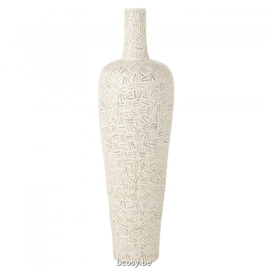 J Line Vase Lauwra Cement White Large large vases Tall vases High vases.