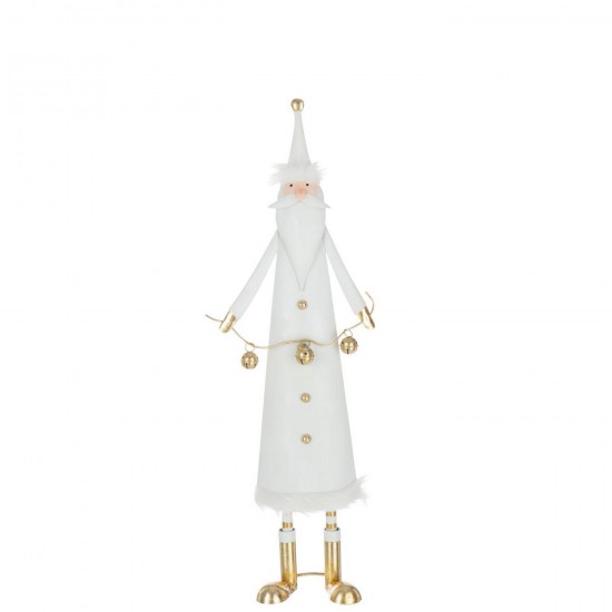 Jline Papá Noel Campanas Plancha Dorado Blanco.