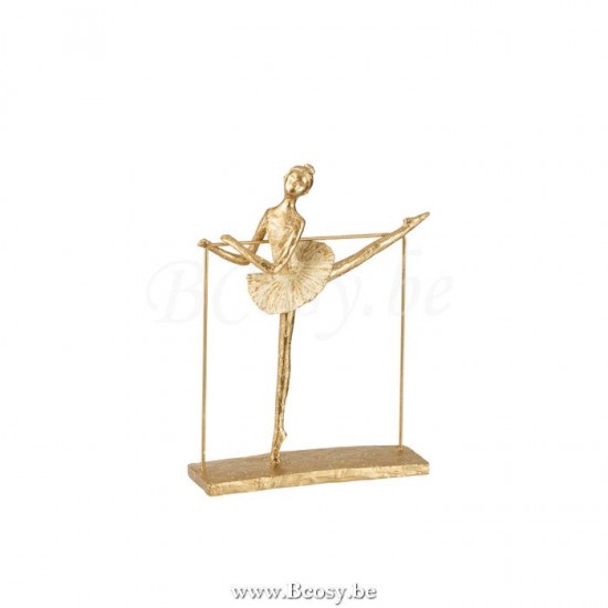 Jline Bailarina Punta Resina Oro.