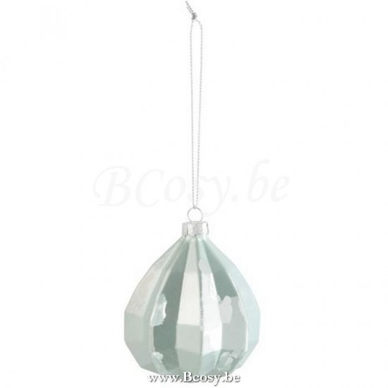 Jline Bola De Navidad Gota Cristal Antiguo Verde