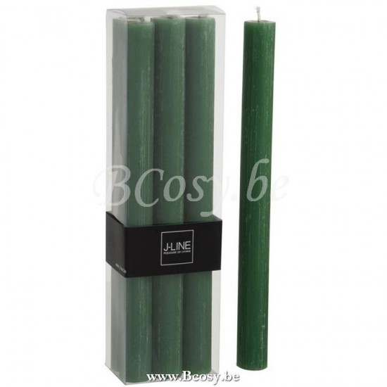 Jline Caja De 6 Vela Verde Claro 13H