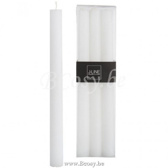 Jline Caja 6 Velas Blanco 13H