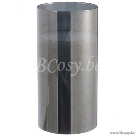 J Line Jline Ledlamp Blinkend Glas Grijs Medium