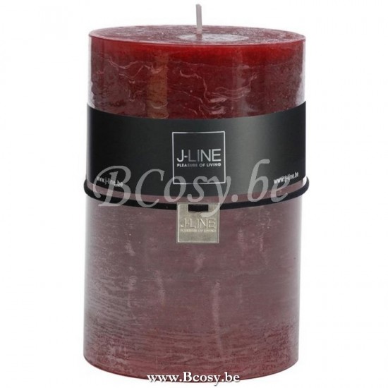 Jline Vela Cilindro Cereza Xl 120H