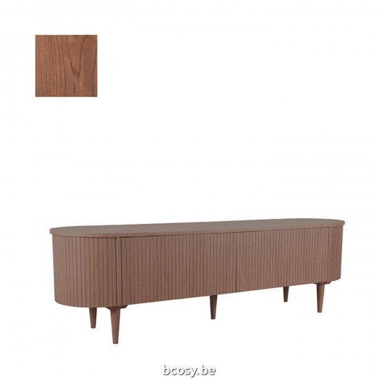 LABEL 51 TV-Schrank Oliva Walnuss.