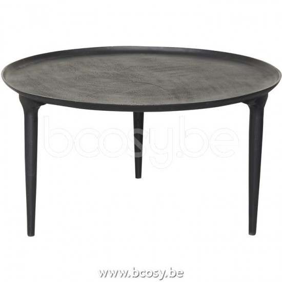 Lifestyle SALONTAFEL ALLARD BLACK Ø75X40 CM Lifestyle94 KOFFIETAFEL ALLARD ZWART Ø75X40 CM