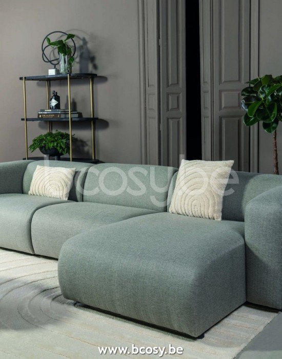 Lifestyle94 SIRMIONE DIVAN R BRENTA GREY BROWN 87 B120/H71/D158 Lifestyle 131654 Lifestyle94 131654 LFS 131654