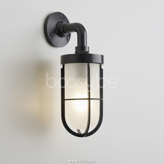 Tekna Nautic Docklight Wall-dark bronze-frosted glass.