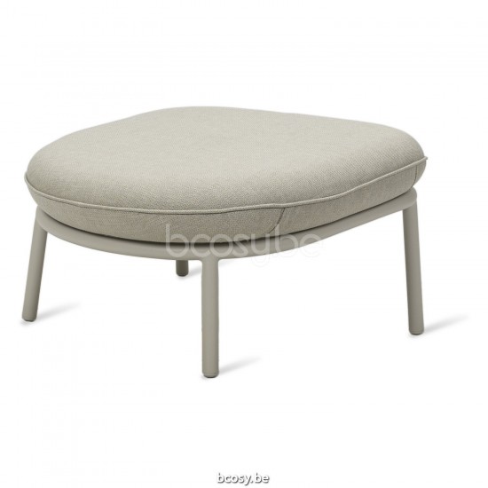 Vincent Sheppard Kodo Repose-pieds Cadre en Aluminium Blanc dune.