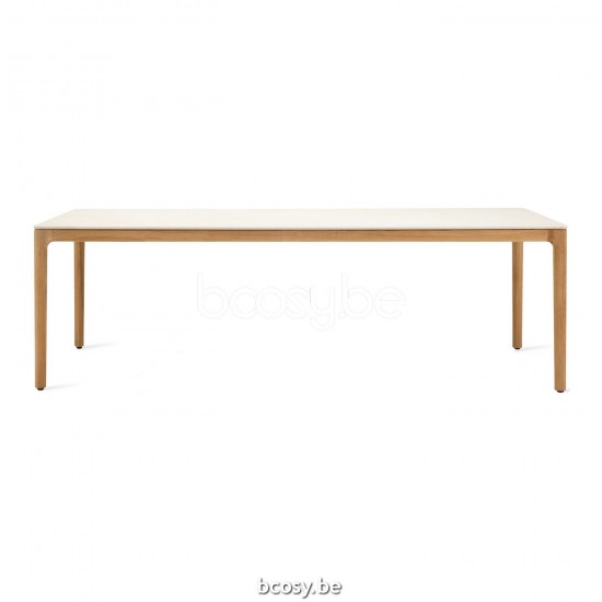 Vincent Sheppard Vincent Sheppard Elko Garden Dining Table 300x110 Untreated Teak frame Portland Ceramic top.