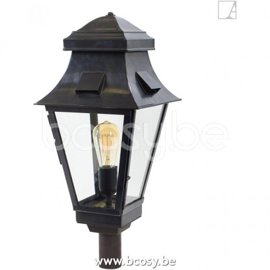 Authentage GRA002TM5 Authentage GRACIEUZE Lampadaire balise extérieure E27 + GU10 Bronze Authentage Armatures Luminaires D'extérieur.