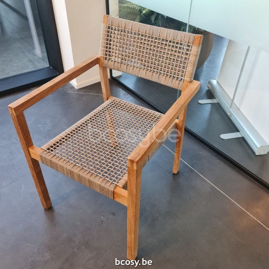 Jardinico DUNE Armchair Teak - Linen Rope.