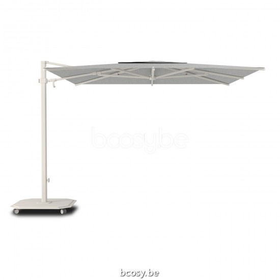 Jardinico JCP301 300x300 Vierkante Vrijhangende Parasol 3x3 Mast Linnen Doek Mooncrest Sunbrella Plus Marine JCP.301 CARACTERE.
