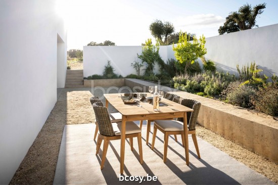 Jardinico NOA Rechteckiger Gartentisch Teakholz.