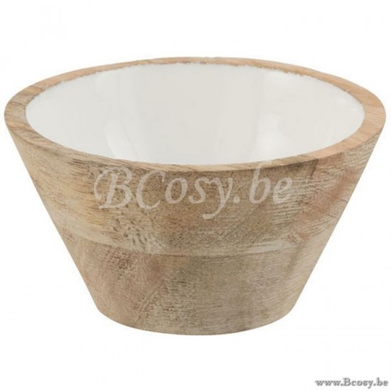 bols Jolipa Jline Bol Bois De Manguier Blanc Small