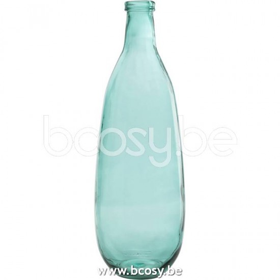 J Line Jline Vaso Bottiglia Vetro Acqua Large Jarron Botella Cristal Aqua Large
