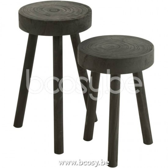 J Line 23930 Krukken Hocker tabouret rond Taburett stool round Meubles Tabouret Mobilier Voetbankje Voetbank kruk Crutch Mobili Stools Furniture Taboeret Mobilier rural Meubelen Interieurmeubelen krue