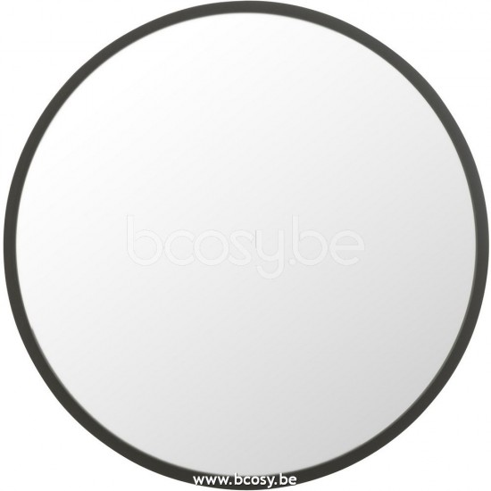 J Line Jline Mirror Round Matt Black Large mirrors