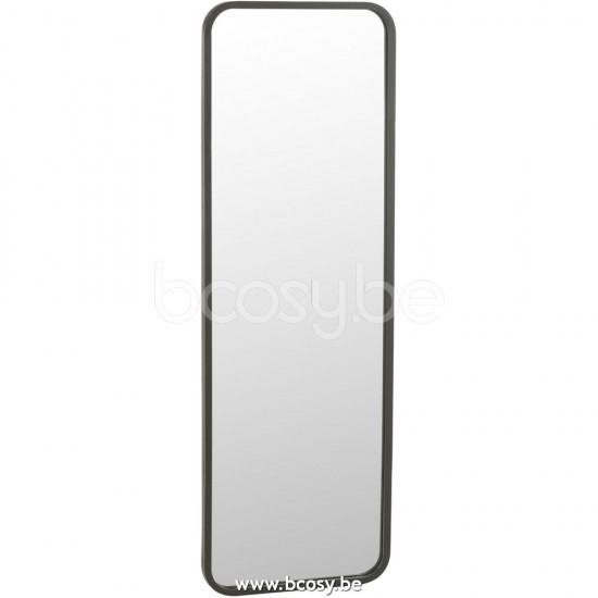 J Line Jline Mirror Rectangular Matt Black mirrors