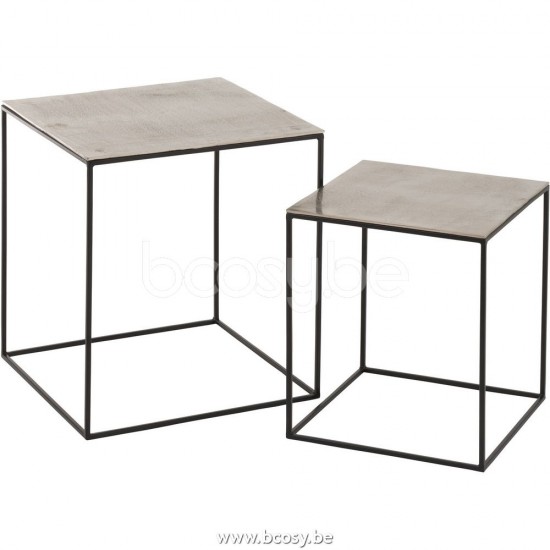 J Line 28809 Cottage Meubelen Landelijke stijl Furniture Landmoebel Muebles Bijzettafel beistelltisch table gigogne table basse Corner table Tafels Indoor Furniture Mobilier side table Landelijke stij