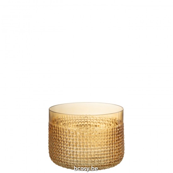 Jline Vase Muster Glas Orange Large vases.