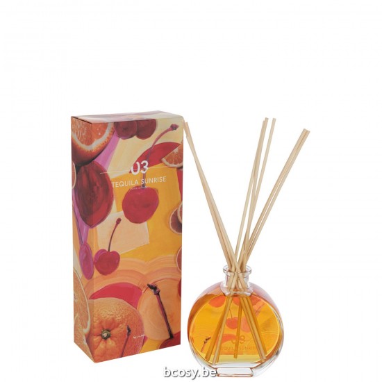 J Line diffuseurs de parfums Jolipa Huile Senteur Tequila Sunrise.