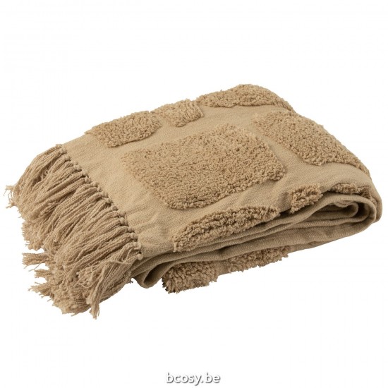 J Line textiles Jolipa Plaid Sidney Poly Beige.