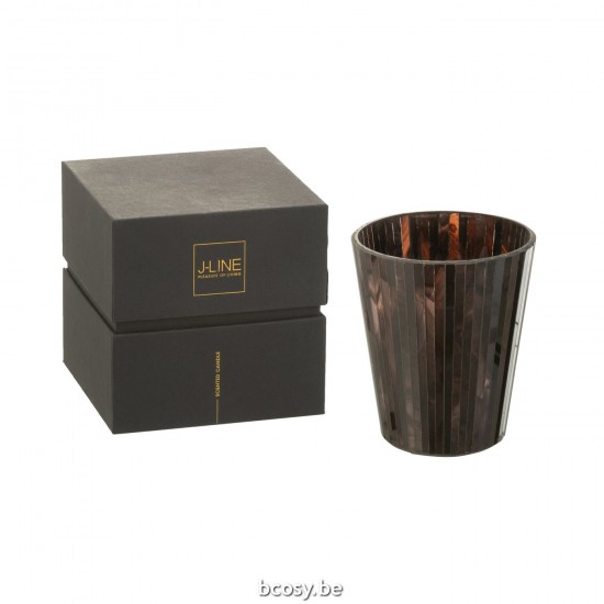 Jline Vela Perfumada Noa Woody Aurora Marrón L 60H.