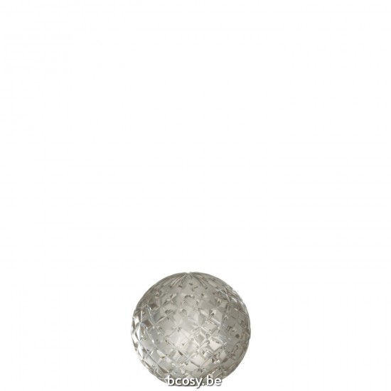 J Line Presse Papier Lose Glas Transparant Medium papierklemmen JO36004.