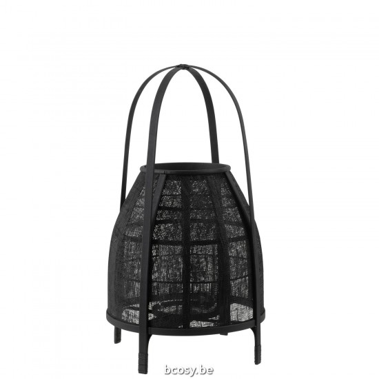 Jline Laterne Hood Bambus Schwarz Medium lanternen.