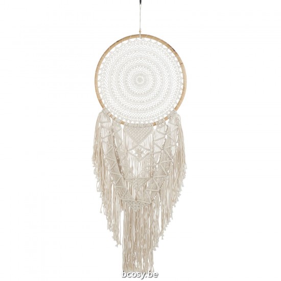 J Line Dreamcatcher Fiona Cotton White dream Catchers.