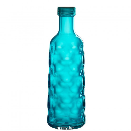 Jline Fles Gehamerd In Giftbox Plastic Blauw.