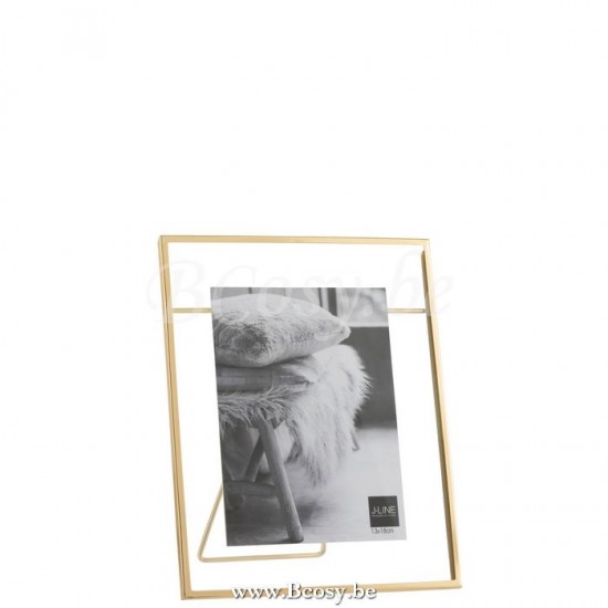 J Line Jline Photo Frame 13X18 Transparent Metal Gold Large photo holder picture frame holders frames