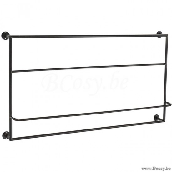 Jline Textile Rack Metal Black