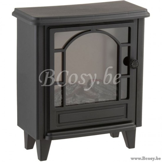 J Line Jline Hearth Led Classic Black open fireplaces