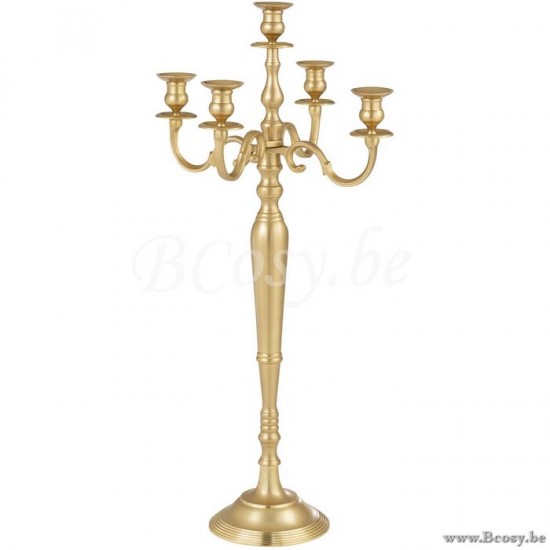 chandeliers candélabres Jolipa Jline Chandelier 5 Bras Aluminium Mat Or Large