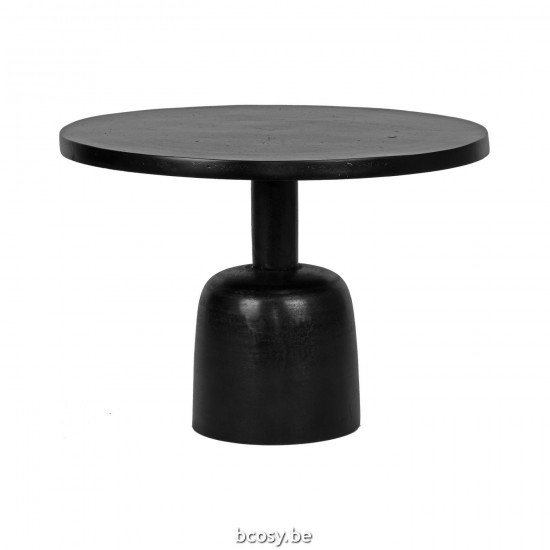LABEL51 Table d'appoint Wink Noir Métal 50 cm.