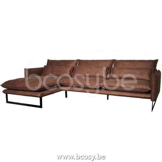 Lifestyle94 MILAN LOUNGE SOFA L MERSEY TAUPE 3 B280/H88/D160 Lifestyle 128943 Lifestyle94 128943 LFS 128943