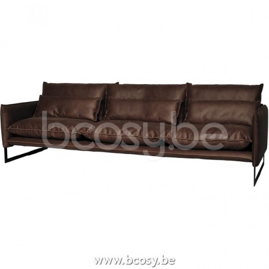 Lifestyle94 MILAN SOFA 4 SEAT MERSEY LIGHT BROWN 5 B280/H88/D100 Lifestyle 128958 Lifestyle94 128958 LFS 128958