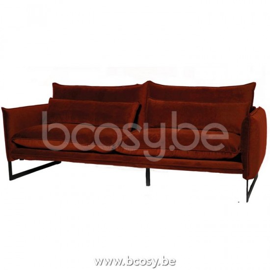 Lifestyle94 MILAN SOFA 3 SEAT SEVEN COPPER 126 B220/H88/D100 Lifestyle 128976 Lifestyle94 128976 LFS 128976