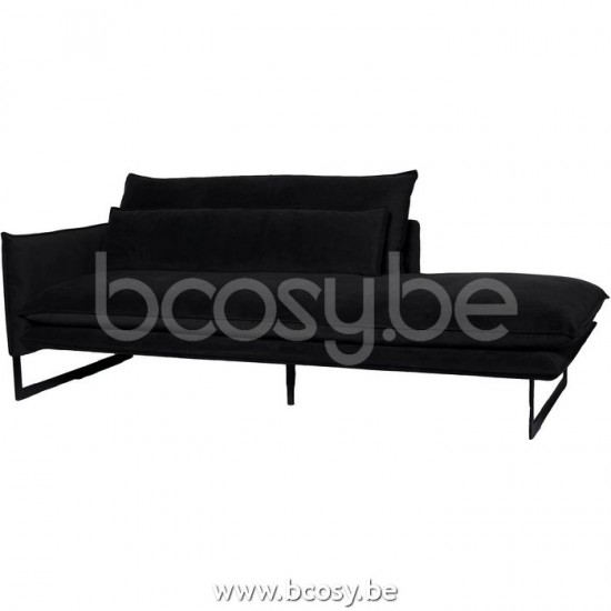 Lifestyle94 MILAN DAYBED L SEVEN ONYX 169 B215/H88/D100 Lifestyle 129044 Lifestyle94 129044 LFS 129044