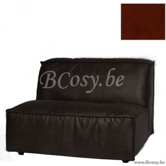 Lifestyle94 VERONA 1,5 SEAT NO ARMS SEVEN COPPER 126 B104/H75/D104 Lifestyle 129196 Lifestyle94 129196 LFS 129196