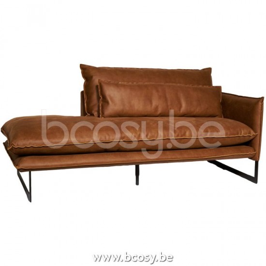 Lifestyle94 MILAN DAYBED R MERSEY COGNAC 4 B215/H88/D100 Lifestyle 129343 Lifestyle94 129343 LFS 129343