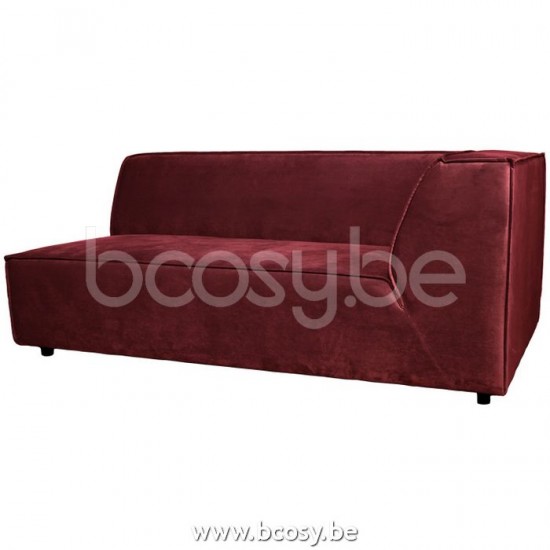 Lifestyle94 BELLARIA 2,5 SEAT ARM R SEVEN WINE RED 39 B173/H73/D95 Lifestyle 130041 Lifestyle94 130041 LFS 130041