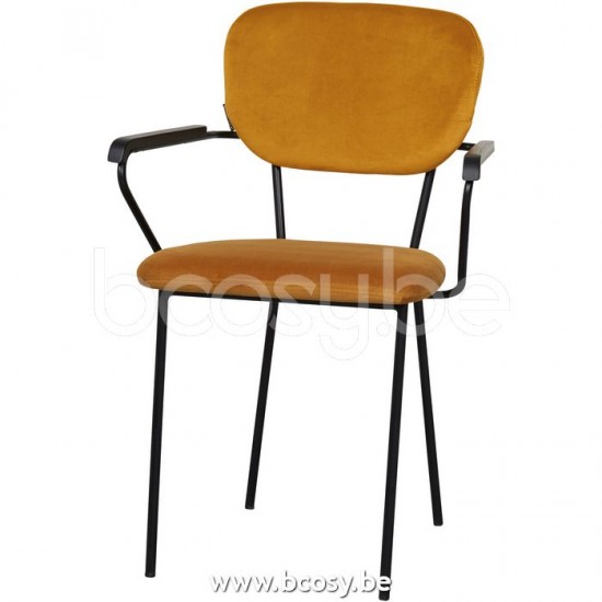 Lifestyle94 CLEVELAND DINING ARMCHAIR OCRE Lifestyle 130484 Lifestyle94 130484 LFS 130484