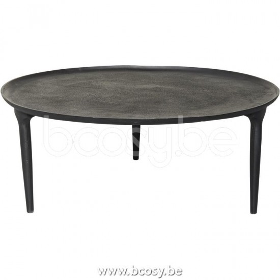 Lifestyle SALONTAFEL ALLARD BLACK Ø90X35 CM Lifestyle94 KOFFIETAFEL ALLARD ZWART Ø90X35 CM
