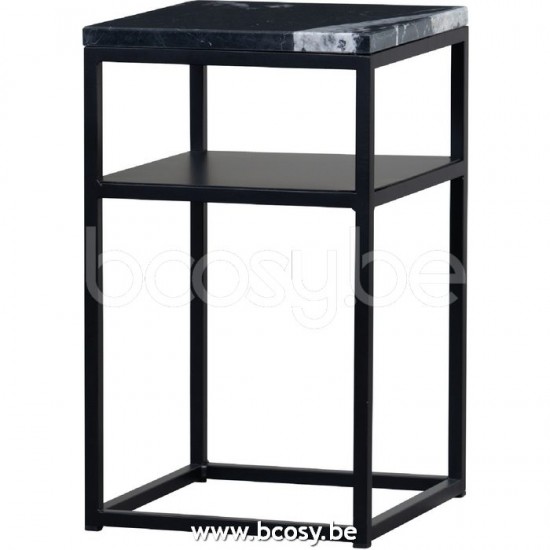 Lifestyle94 SYLVESTER COFFEE TABLE MARBLE BLACK 30X30X50 Lifestyle 144822 Lifestyle94 144822 LFS 144822