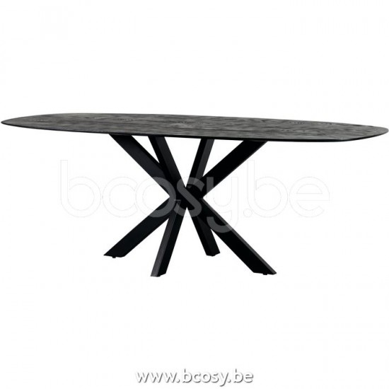 Lifestyle ESSTISCH KINSLEY SCHWARZ 220X90 CM